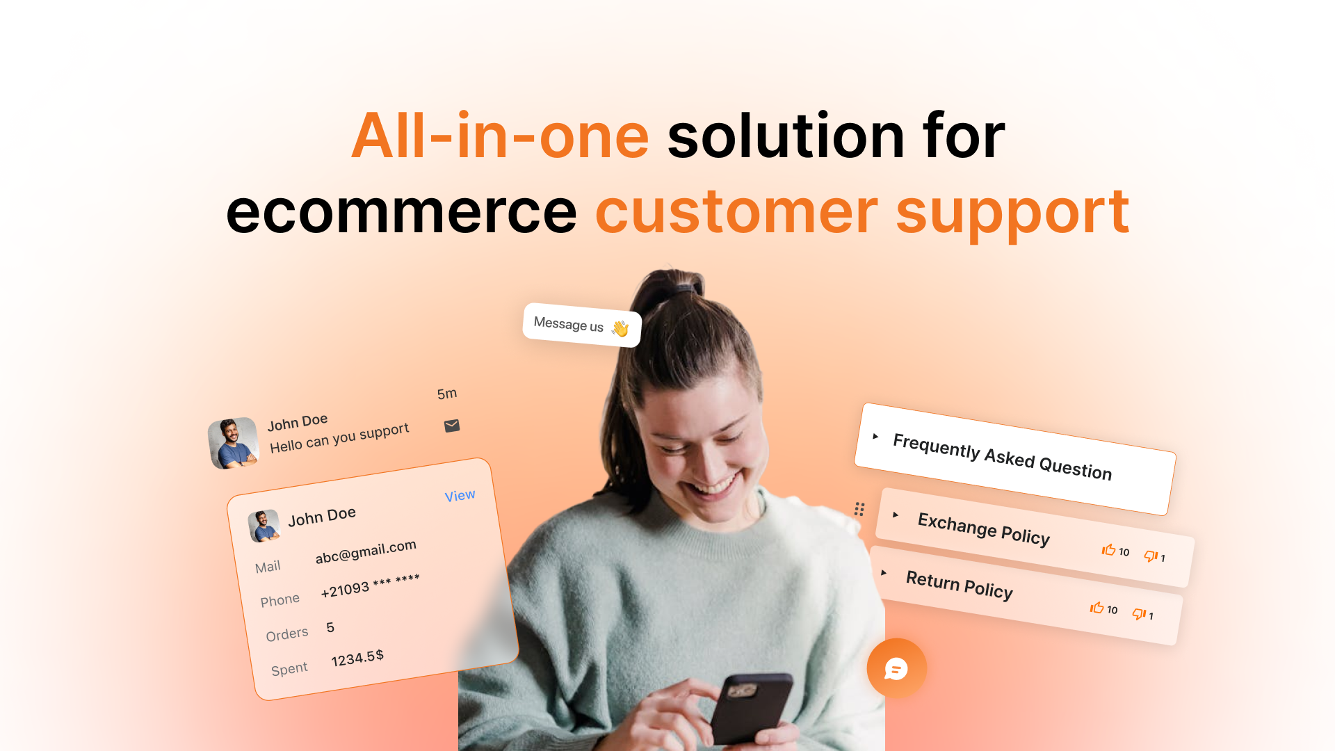 MooseDesk customer support solution for online merchants